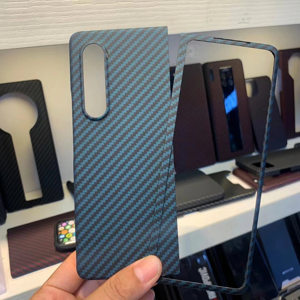 Samsung Galaxy Z Fold 6 Carbon Fiber Case | Ultra-Thin Aramid Cover Tidesmit