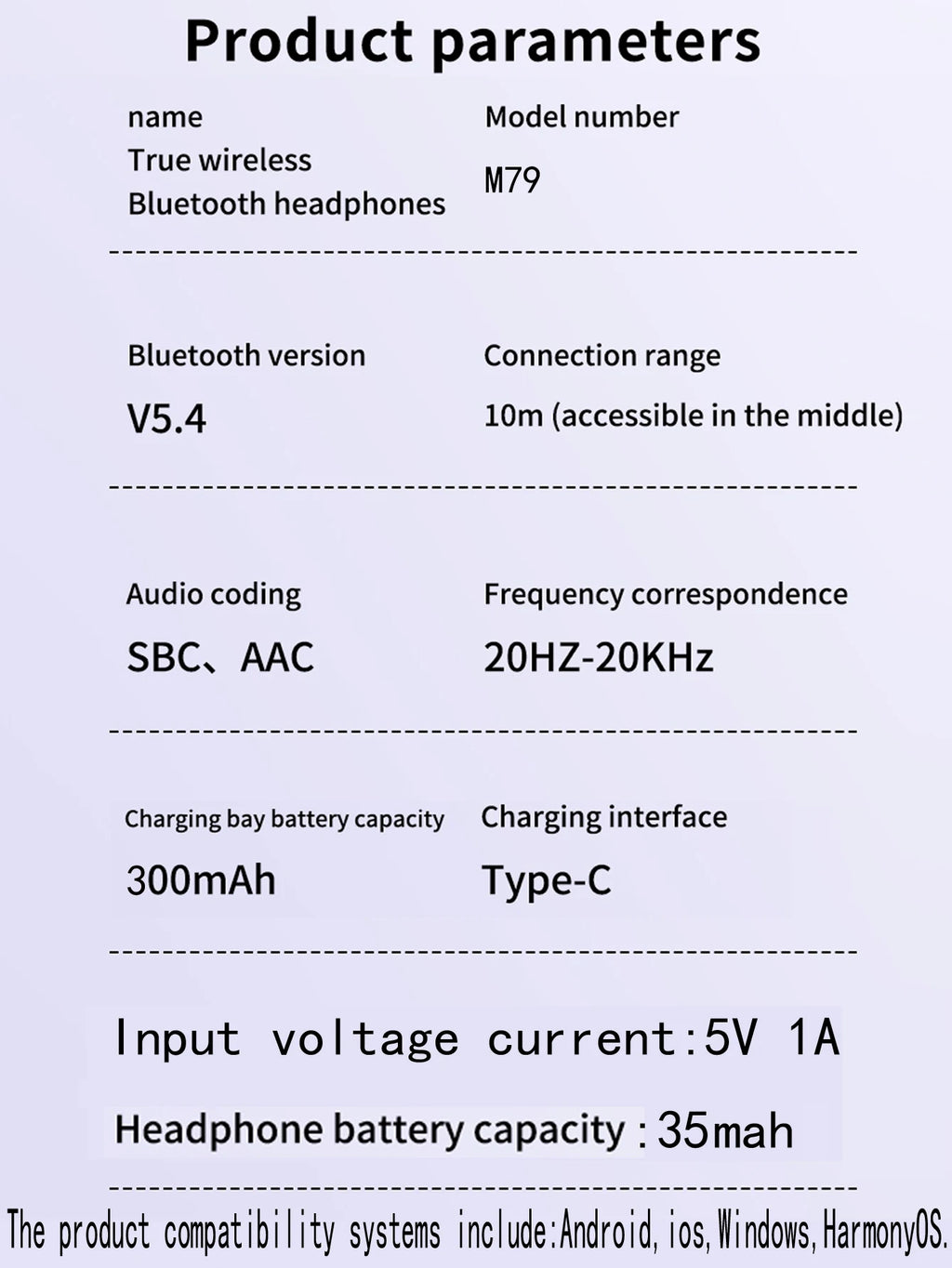 CM79 Fashion TWS Electroplated Clip-on Earring Sport Comfort Ear Buds Wireless BT Earphone Headphone for Gaming Running Tidesmit