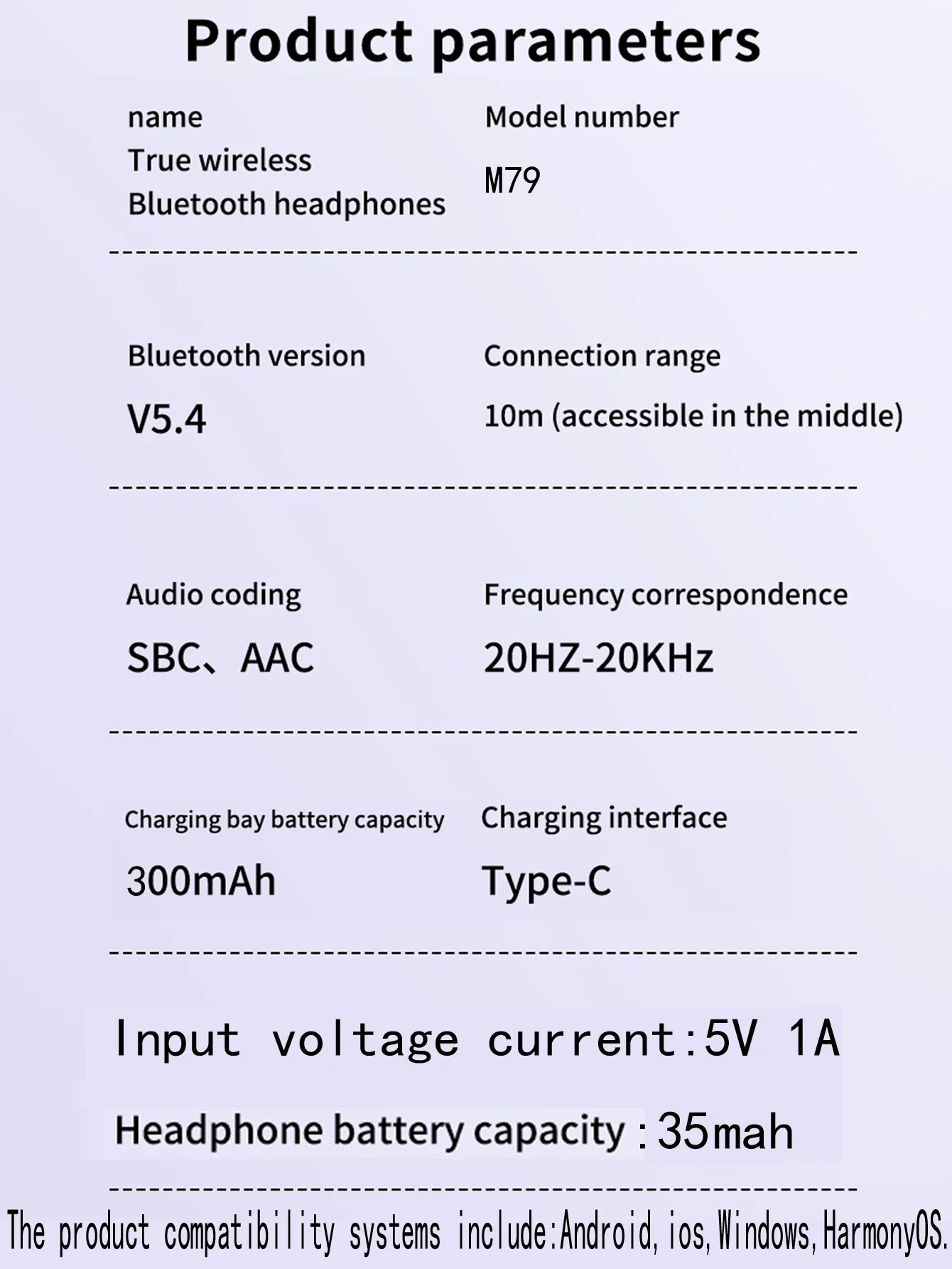 CM79 Fashion TWS Electroplated Clip-on Earring Sport Comfort Ear Buds Wireless BT Earphone Headphone for Gaming Running Tidesmit