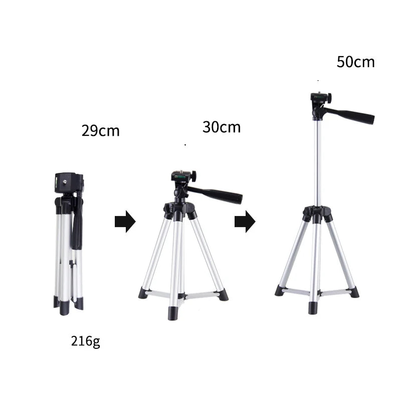 10 Inch LED Ring Light with Tripod Stand for Professional Video Lighting Tidesmit