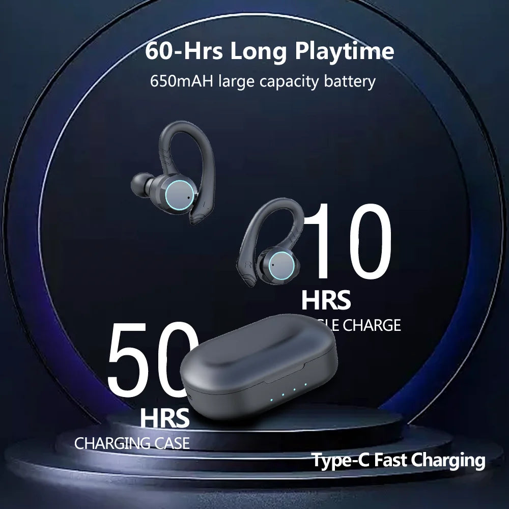 Electronics IPX7 Ecouteur San Fil Hifi Bass Sports Earphones Headphones TWS Wireless Earbuds Audifonos Fone De Ouvido Bluetooth Tidesmit