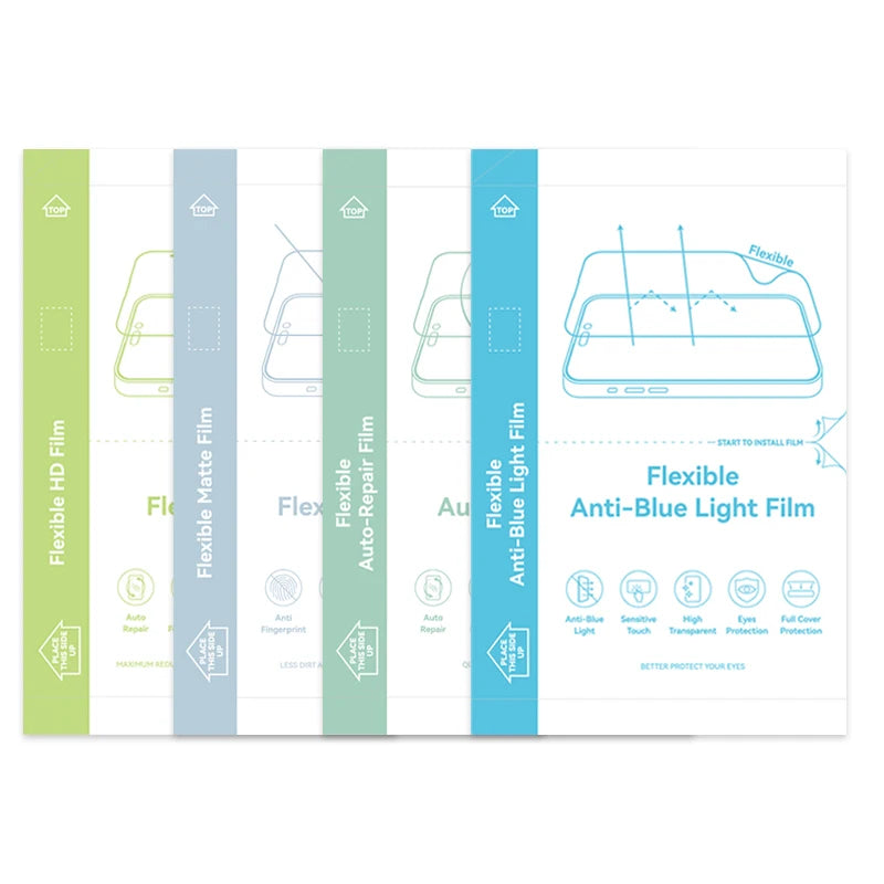 High Quality 120x180mm Raw Hd Material Hydrogel Film Sheet Mobile Phone Film 7h Screen Protector for iPhone 14 15 16 (Pack x 50 Units) Tidesmit