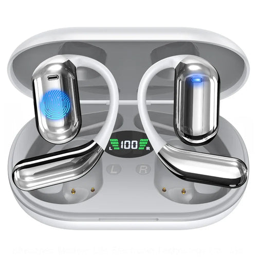 2025 High Quality Earphones YYK-Q16 OWS Open Wireless Ear Hook Sports Earbuds with Noise Cancelling and Panoramic Surround Sound - Tidesmit