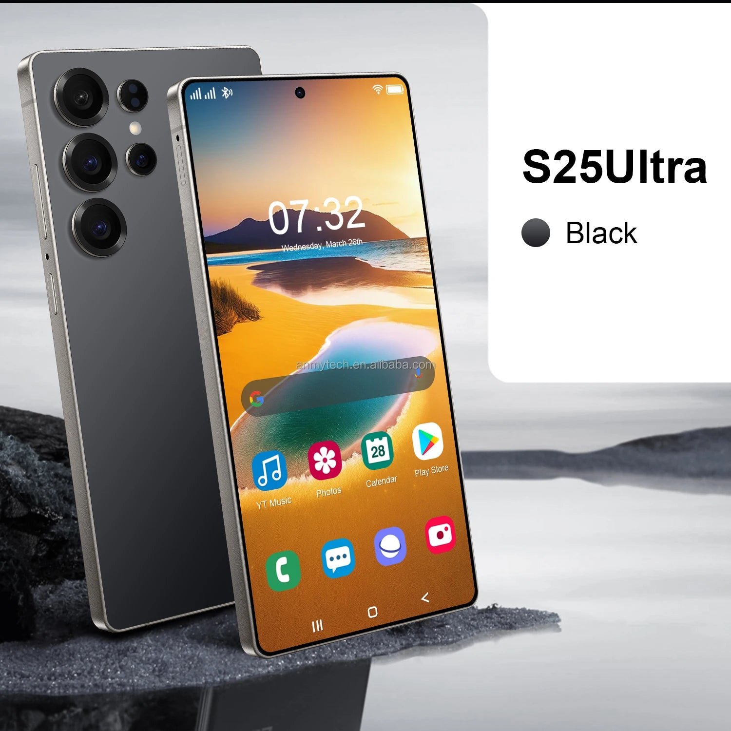 Tidesmit 5G Smartphone with 7.3 Inch OLED Display, 16GB RAM, 1TB Storage Tidesmit