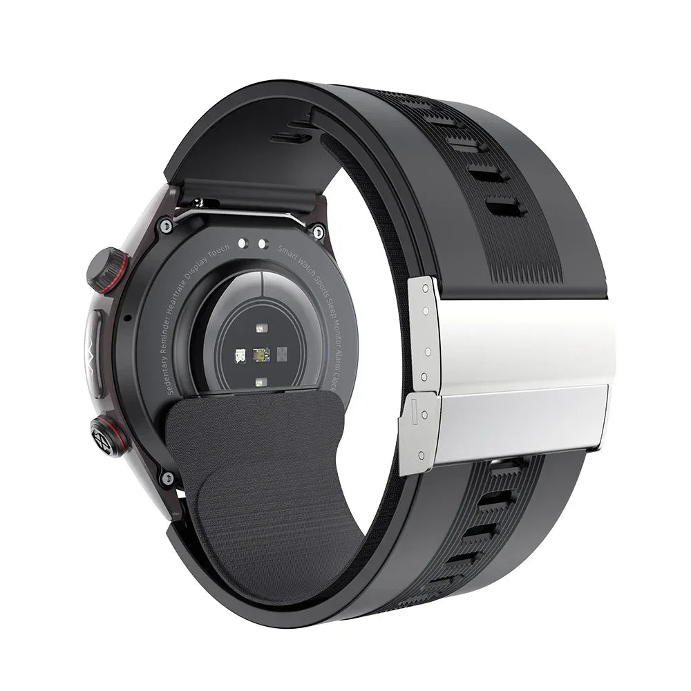 TKYUAN S26 Reloj Smart Watch 530mAh BT Calling NFC SOS Air Pump Blood Pressure Fitness Health Activity Tracker Smartwatch - Tidesmit