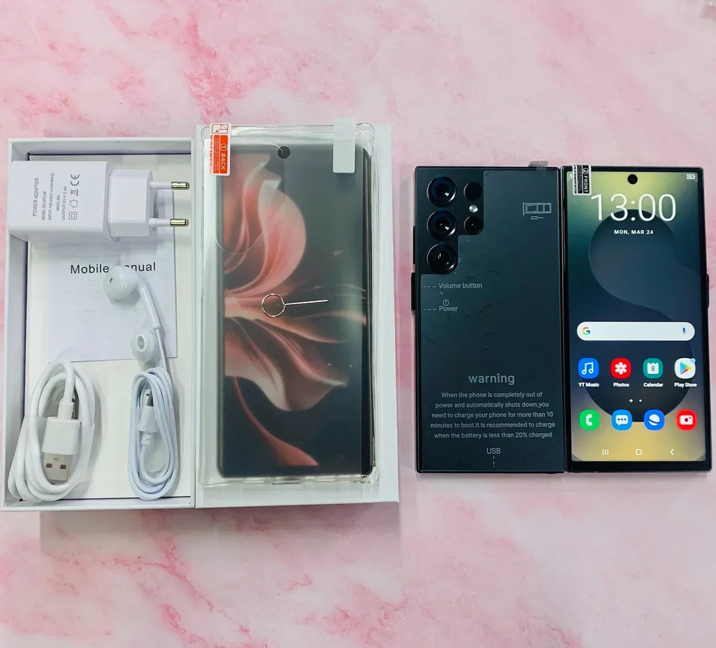 New S25 Ultra 22GB+2TB Smartphone Global 5G Android 15 Mobile Phones Wholesale 6.9 Inch Gaming S25 ultra Cellphones Tidesmit