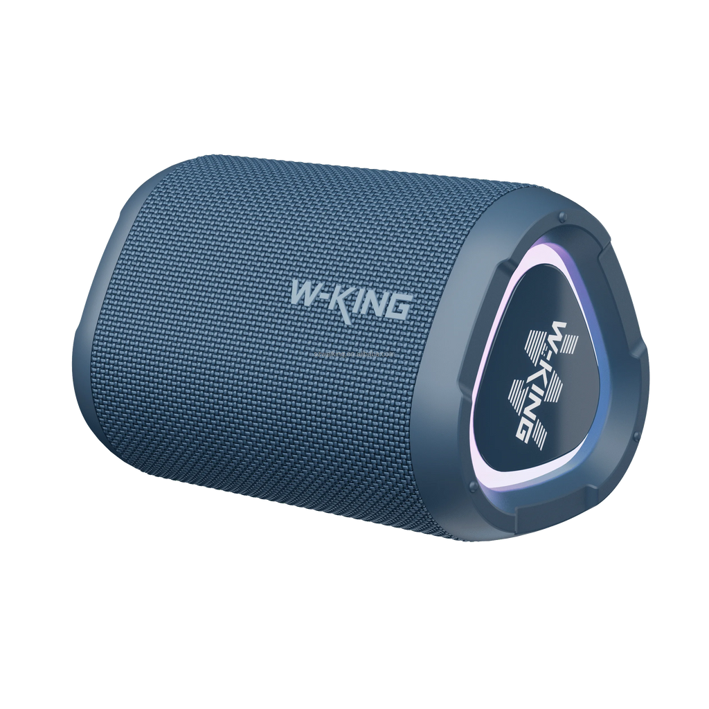 IPX6 Waterproof Outdoor Portable Bluetooth Speaker W-King D110 Audio Speaker with RGB TF AUX Wireless Camping Traveling Speaker My Store