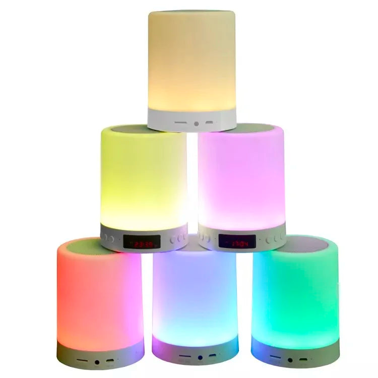 AOOLIF Wholesale Price 600mah 3W Smart bluetooth Speaker with Clap on Lights Colorful Touch Lights My Store