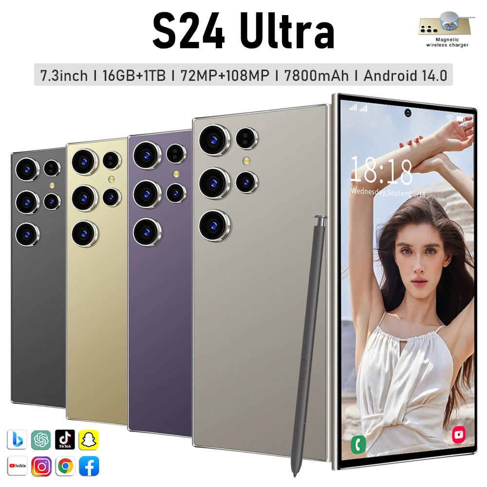 Tidesmit 5G Smartphone, 16GB RAM, 1TB Storage, 108MP Camera Tidesmit
