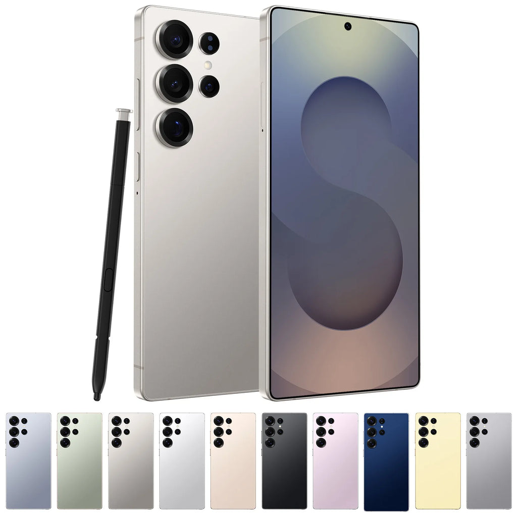 Factory Price Big Screen Phone S25 Ultra 16+1TB Global Version Android 5G Smartphone Dual-SIMdual-standby HD Unlocked Phones Tidesmit