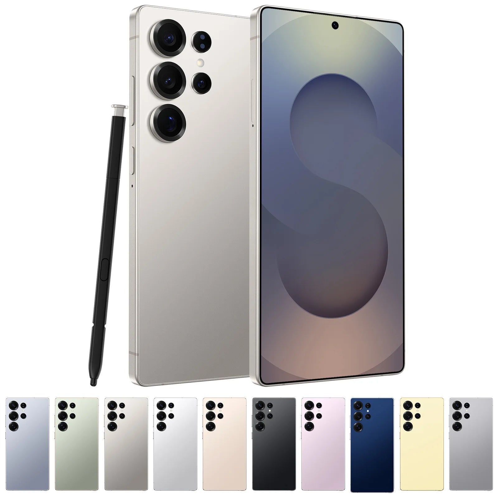 Factory Price Big Screen Phone S25 Ultra 16+1TB Global Version Android 5G Smartphone Dual-SIMdual-standby HD Unlocked Phones Tidesmit