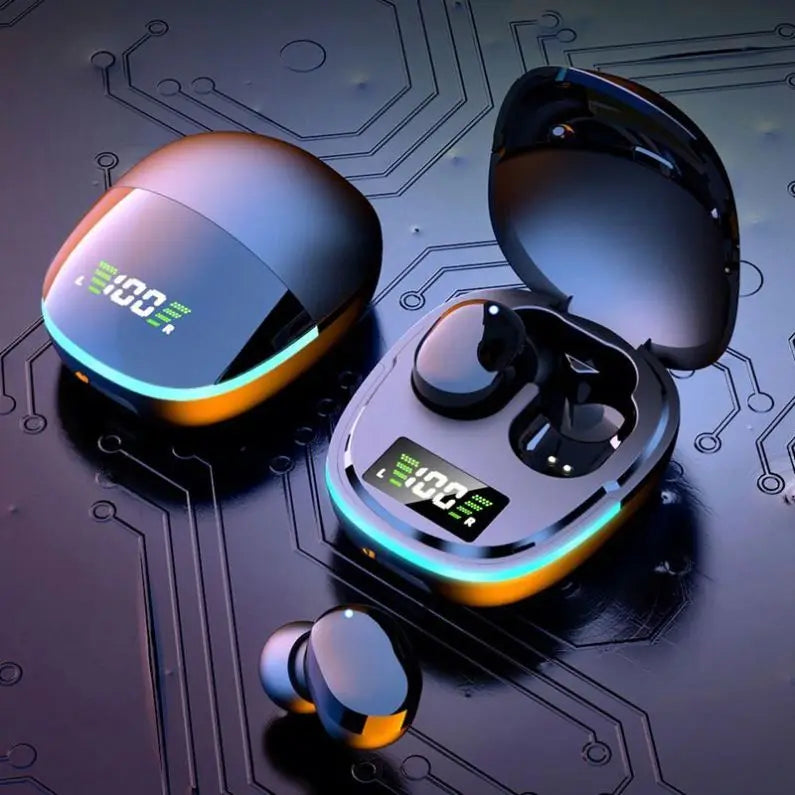 New Game Tws G9S Bt 5.1 Low Latency Earphone 8D Hi Fi Led Light Touch Wireless Earbuds In-ear Gaming Headsets Tidesmit