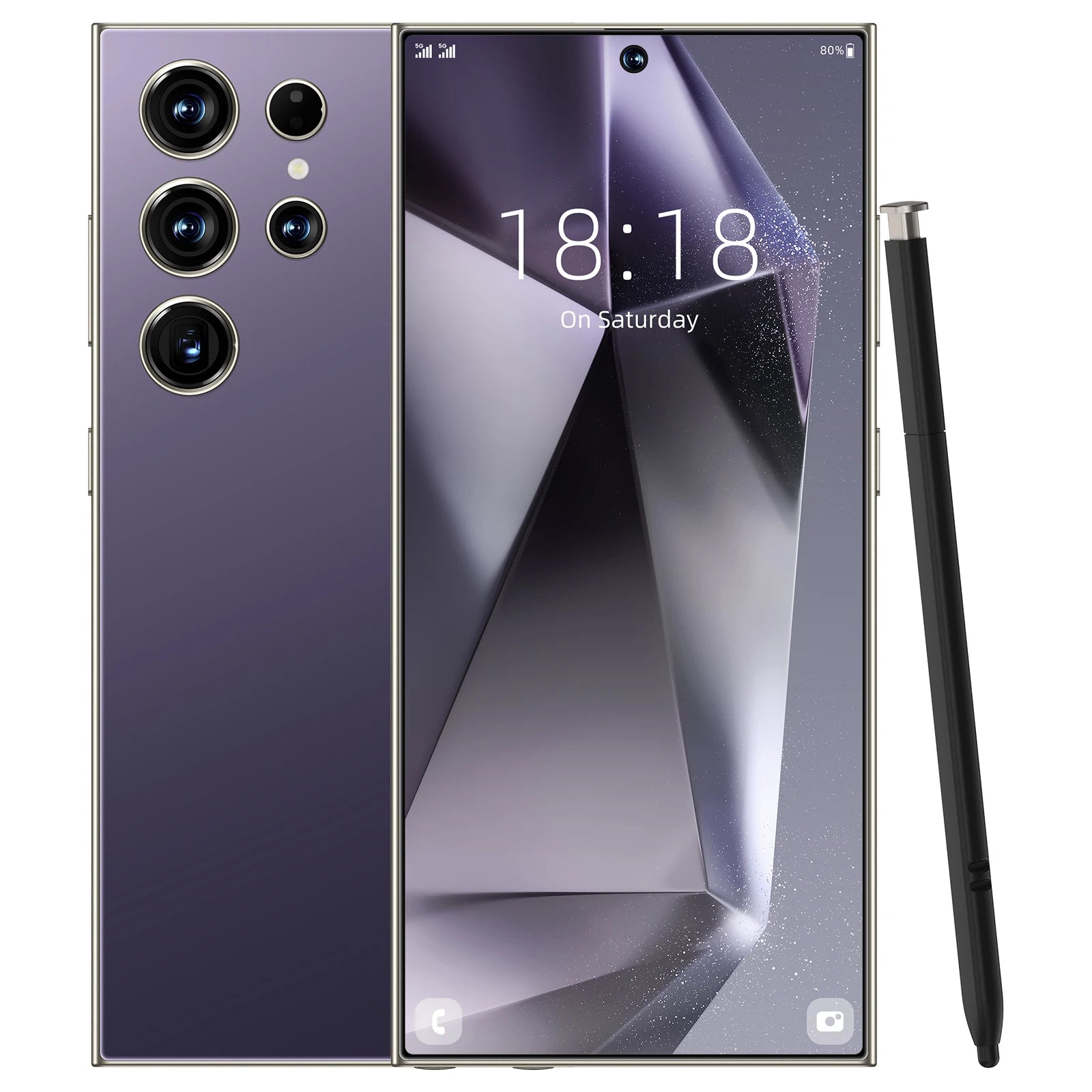 S25 Ultra 16GB 1TB 5G Smartphone - AMOLED Dual SIM Unlocked Purple 16g 1TB Tidesmit