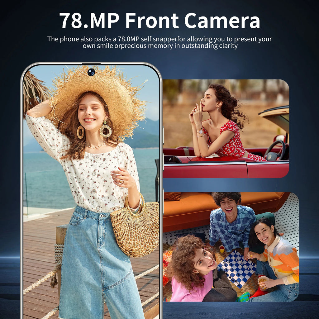 S26 Ultra Android 14 5G smartphone with 16GB RAM 1TB storage and 7.3 inch HD screen for high performance