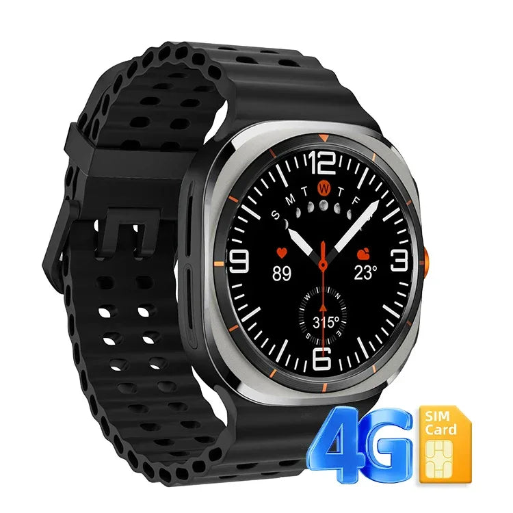 New Arrivals U8 ULTRA AMOLED WIFI Smart Watch 1.508 Inch 480*480 3GB+32GB 4G Dual System Android Smartwatch - Tidesmit