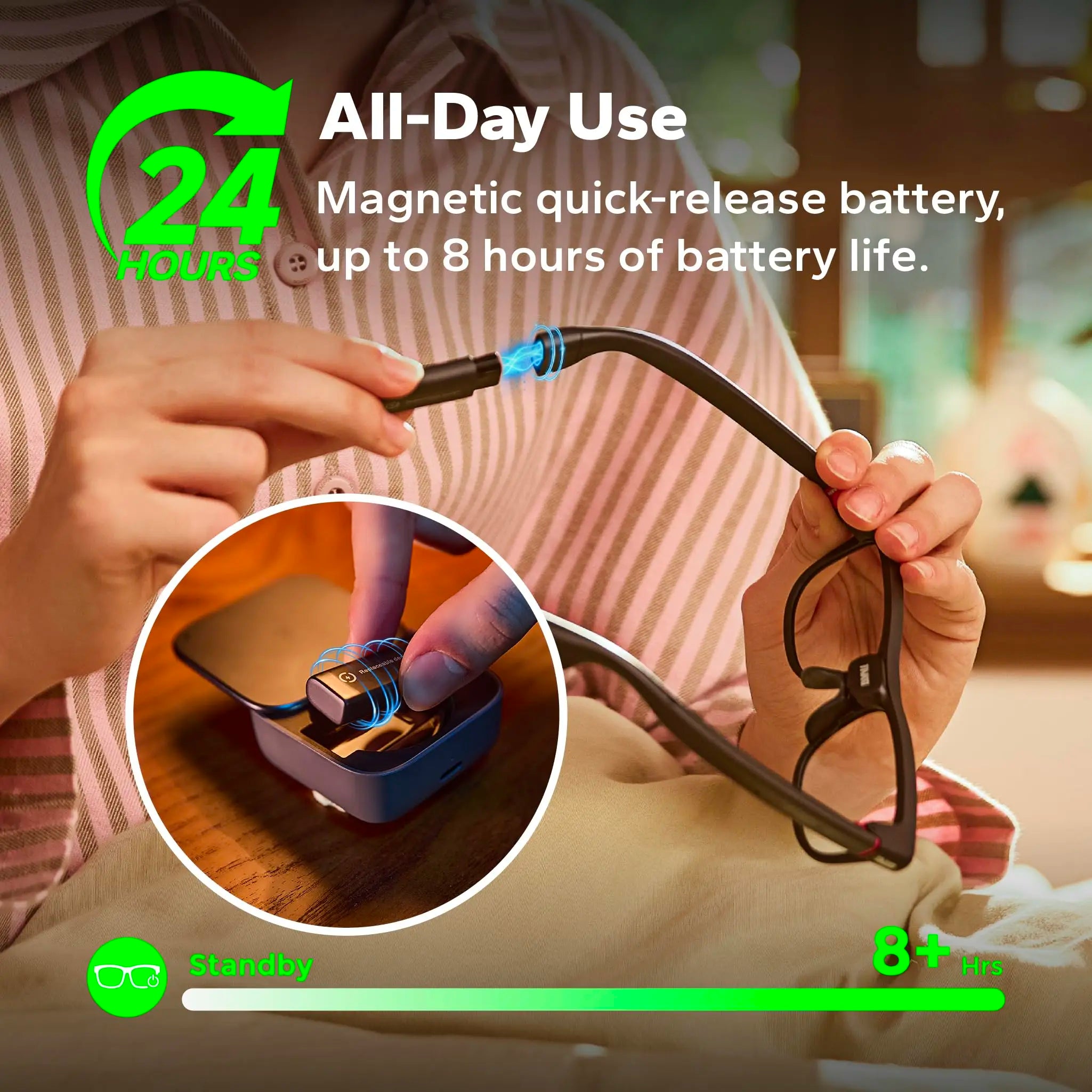 Global Edition Inmo GO3 AI Translastion Smart Glasses, Realtime Translate Text in Your Eyes AR Glasses with Camera, AI Assistant