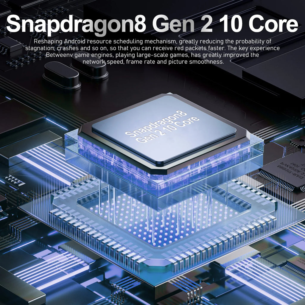 GT10 Pro Android Smart 5G Phone with 16GB RAM & 1TB Storage HighDef Screen Tidesmit