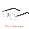2024 New Cheap Fashion Anti Blue-ray G05 Smart Sunglasses BT5.3 AI Music Play Phone Call Touch Glasses AR Wireless Smart Glasses G05-H-Clear Tidesmit