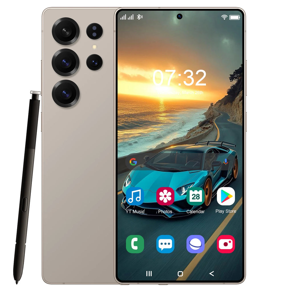 S25 Ultra 5G Smartphone 1TB 16GB RAM - High Capacity Mobile Gray 16g 1TB Tidesmit