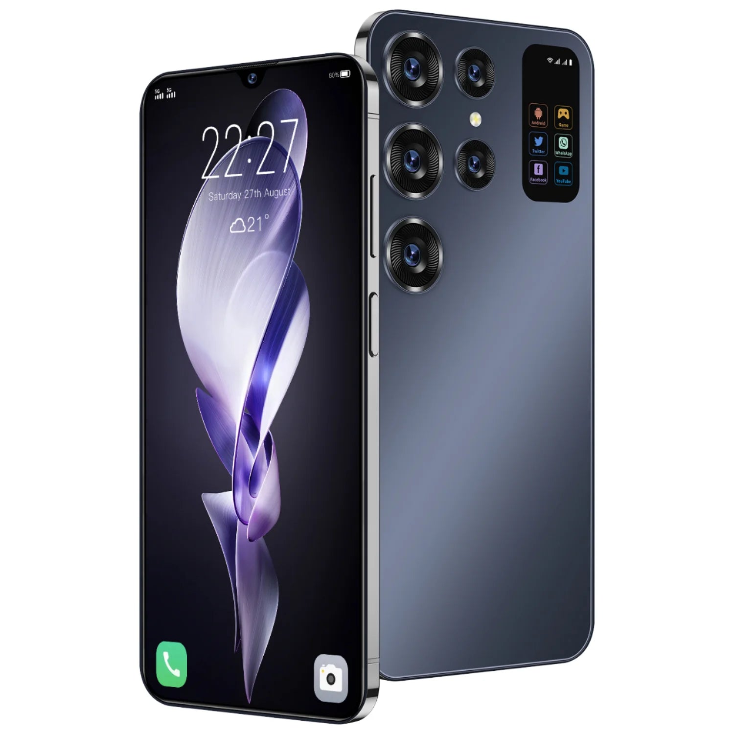 S26 Ultra 5G Smartphone, 7.3-Inch AMOLED Display, 16GB RAM, 1TB Tidesmit