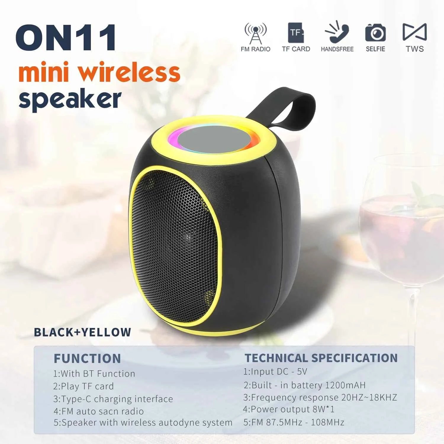 20W Bluetooth Speaker Wireless Portable RGB Lights 24 Hours Playtime Outdoor TWS for outdoor indoor camping My Store