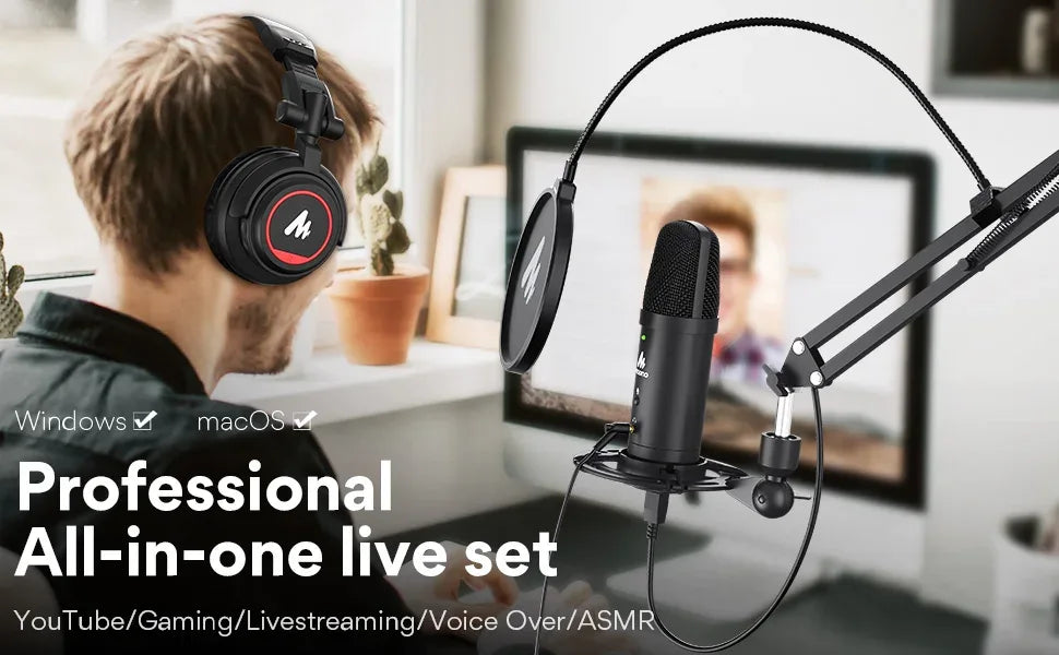 Tidesmit 50mm Driver Studio Monitor Headphones (MH601/MH501) Tidesmit