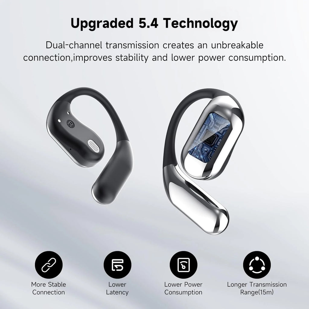 2025 High Quality Earphones YYK-Q16 OWS Open Wireless Ear Hook Sports Earbuds with Noise Cancelling and Panoramic Surround Sound Tidesmit
