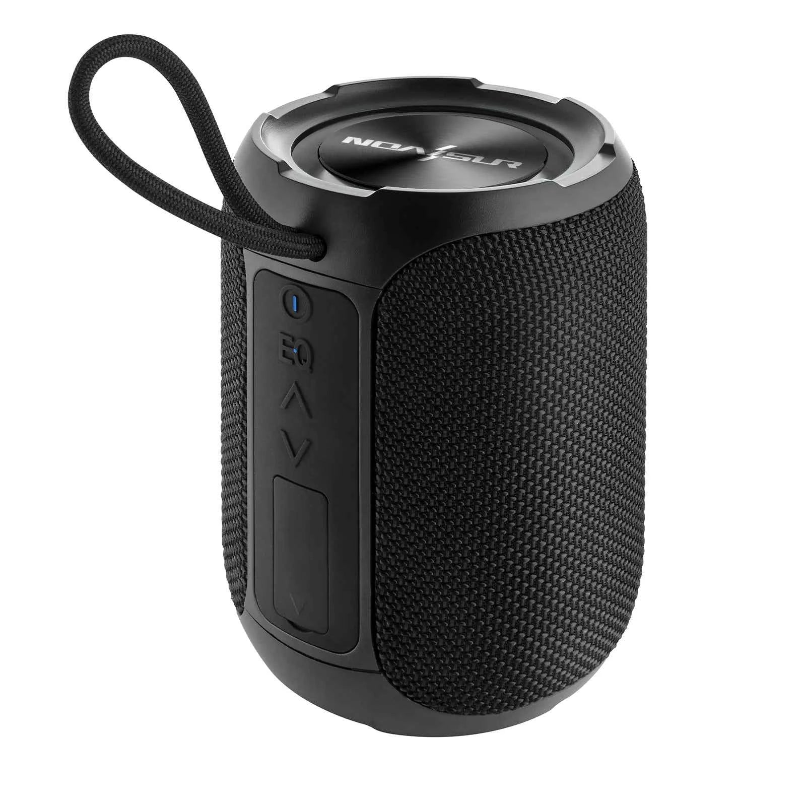 New Design 360 Surround Sound IPX7 Waterproof Portable Bluetooth Bocina Wireless Speaker for Outdoor Black Plastic+Fabric My Store