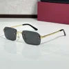 Luxury Fashion Designer Polygonal Frameless Sunglasses, Comfortable Light Metal Frame, High-quality Glasses with UV400 Lenses