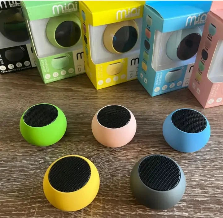 Macarons Portable Y3 M3 Micro Usb Colorful Wireless Speakers Subwoofer Round BT Mini Small Size Outdoor Speaker for Mobile Phone Mix color My Store