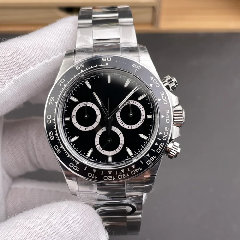 High Quality Men's 4131/4130 Mechanical Watch Stainless Steel Case Suitable for Business Travel Luxury Sports Watch