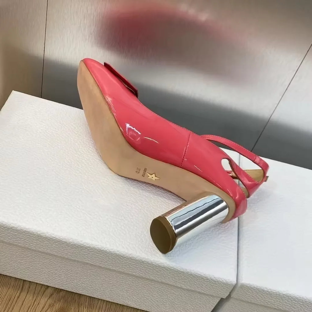 TOP Quality 2025 GG NEW Designer Big Size FAMOUS Brand Shoes Genuine Lather Pumps Women Shoes