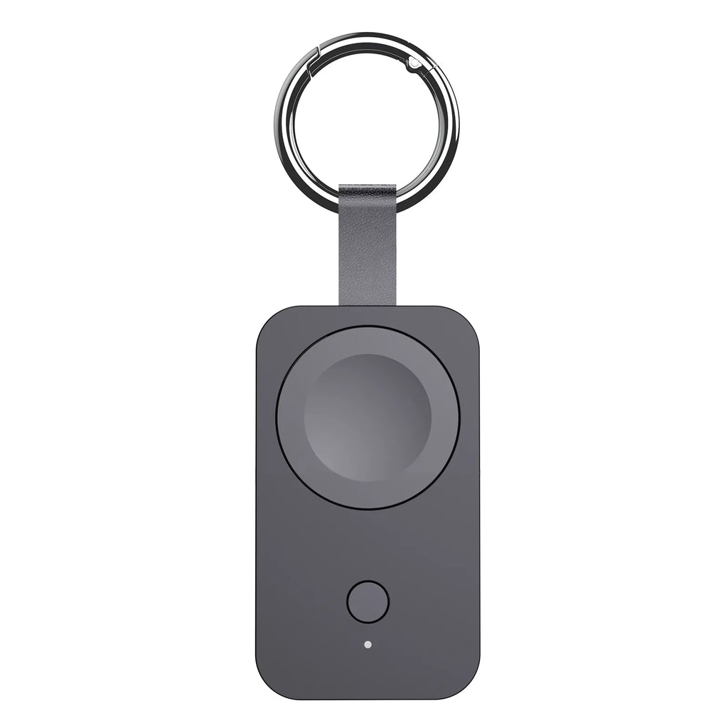 Power bank charger-KC Certified V9 Portable 1000MA Magnetic Watch Power Bank High Capacity 5W Keychain Watch Wireless Charging Power Bank Tidesmit