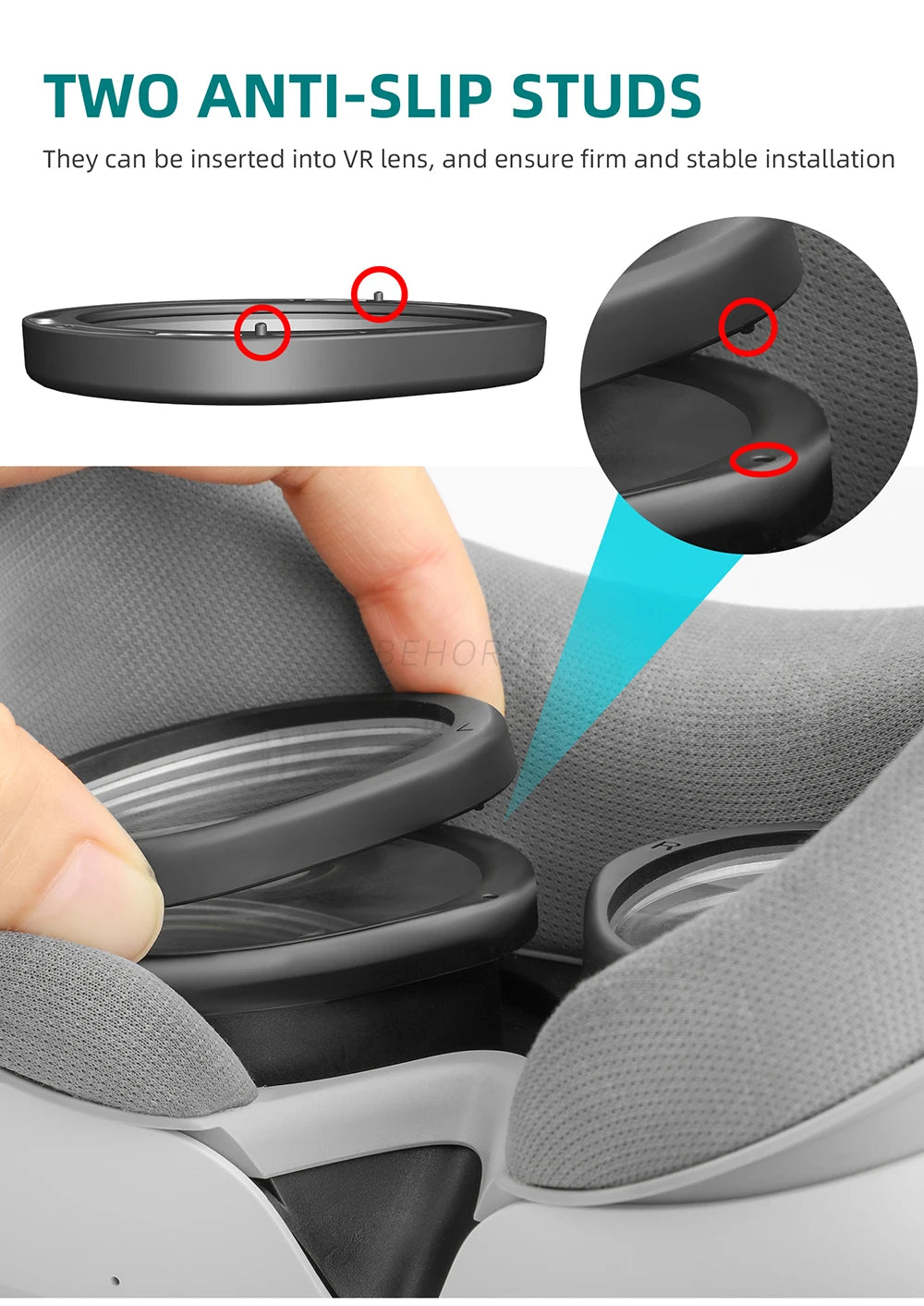 VR Glasses Magnetic Myopia Lenses Quick Disassemble Magnetic Frame Glasses Prescription Lenses VR Accessories for Pico 4 Tidesmit