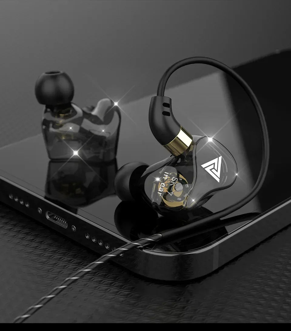 SK7 Wired Earphones With Microphone and Bass Stereo | Tidesmit Tidesmit