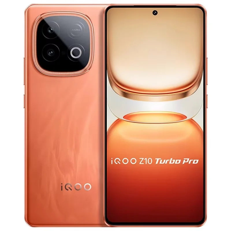 Original Vivo IQOO Z10 Turbo Pro 5G Smartphone 7000mAh 120W SuperVOOC Snapdragon 8s Gen4 6.78 Inch AMOLED 144Hz 50MP OIS OTA NFC Tidesmit