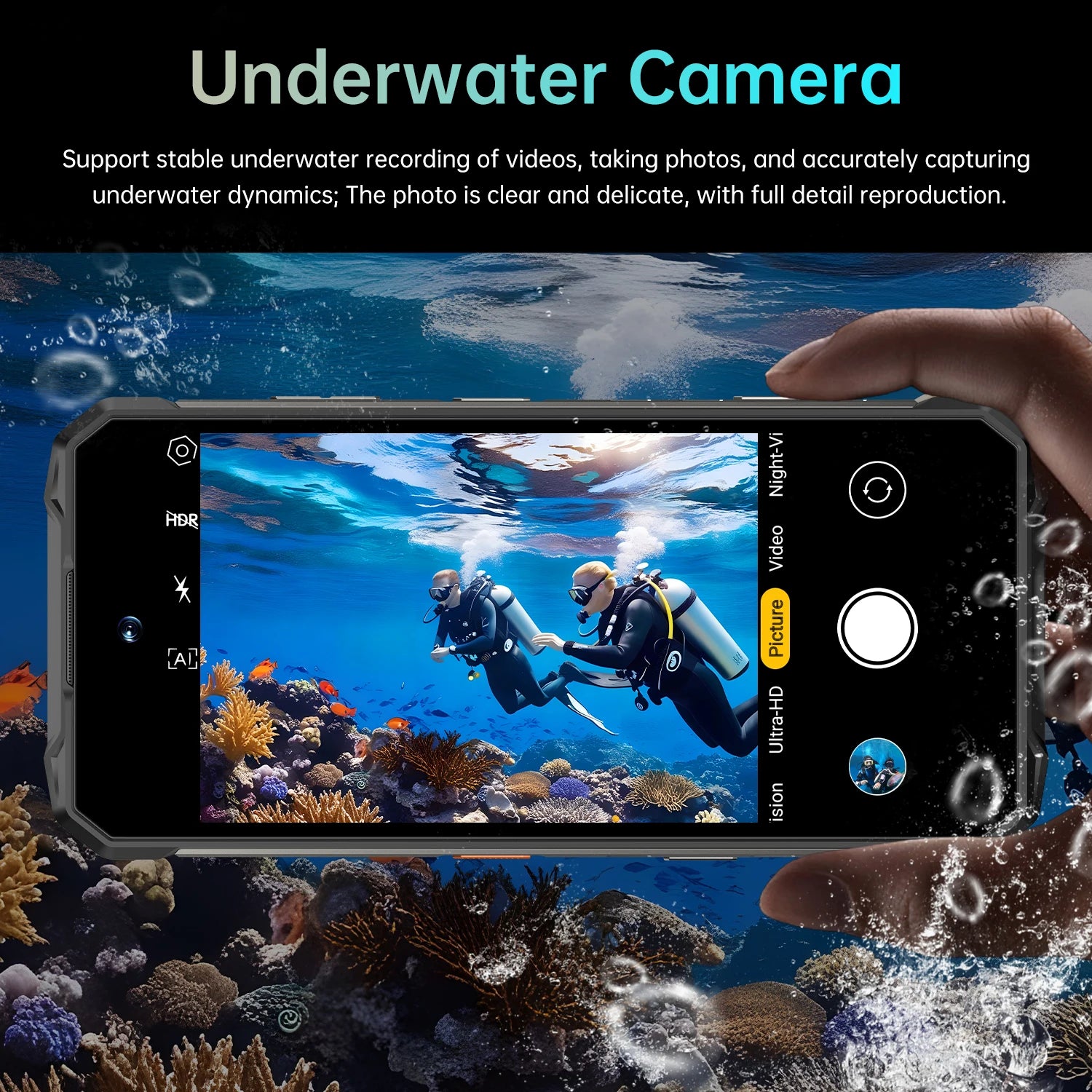 Tidesmit X27 Ultra Android smartphone with 7.2 inch screen, 16GB RAM and 1TB storage in sleek color finish.