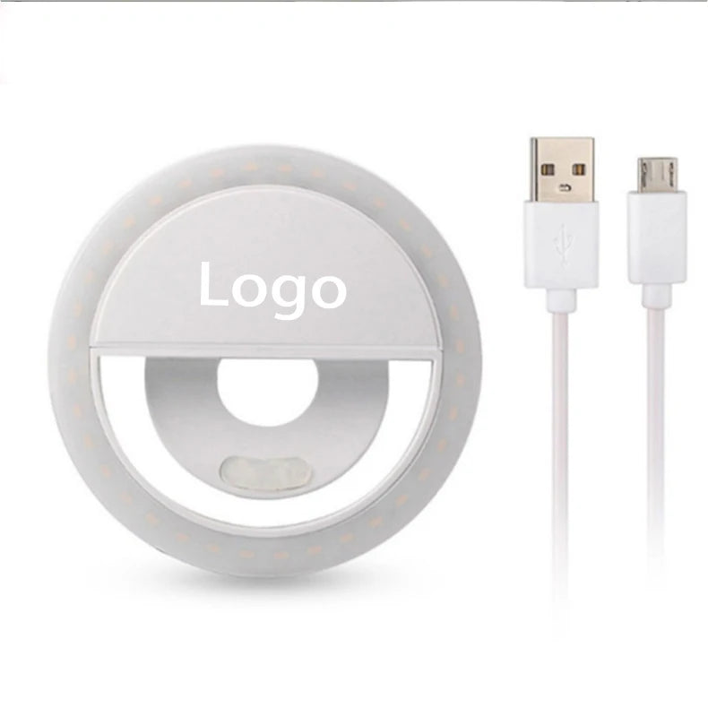 Clip on 36 Led 3 Dimmable Modes Rechargeable Mini LED Custom Camera Lights Selfie Light Phone Ring Light Selfie high quality 2 Tidesmit