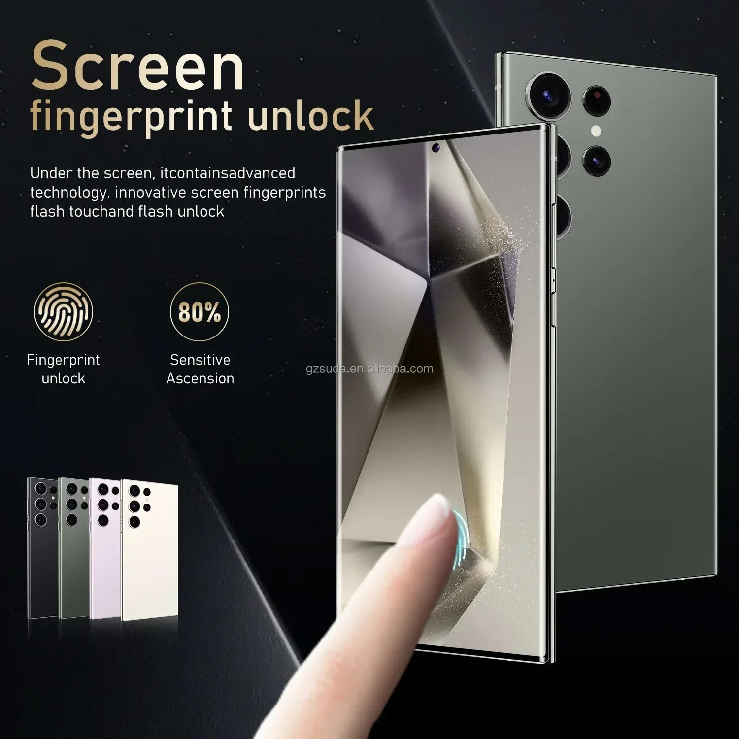 Note 30 Ultra Smartphone 7.3 Inch AMOLED Screen Telephone Smartphone 5G Cellphone Large Screen HD Camera Tidesmit