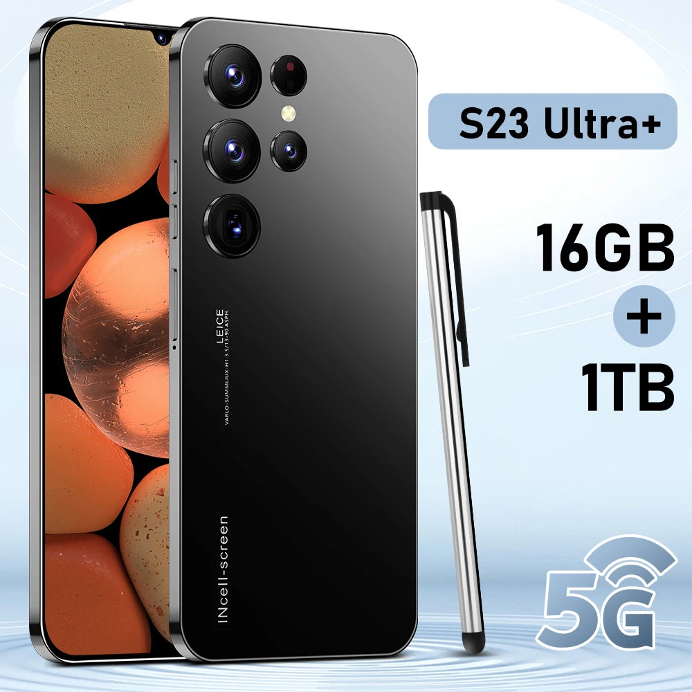 Tidesmit 2025 budget smartphone in sleek blue featuring high-speed processor and long battery life for daily use.