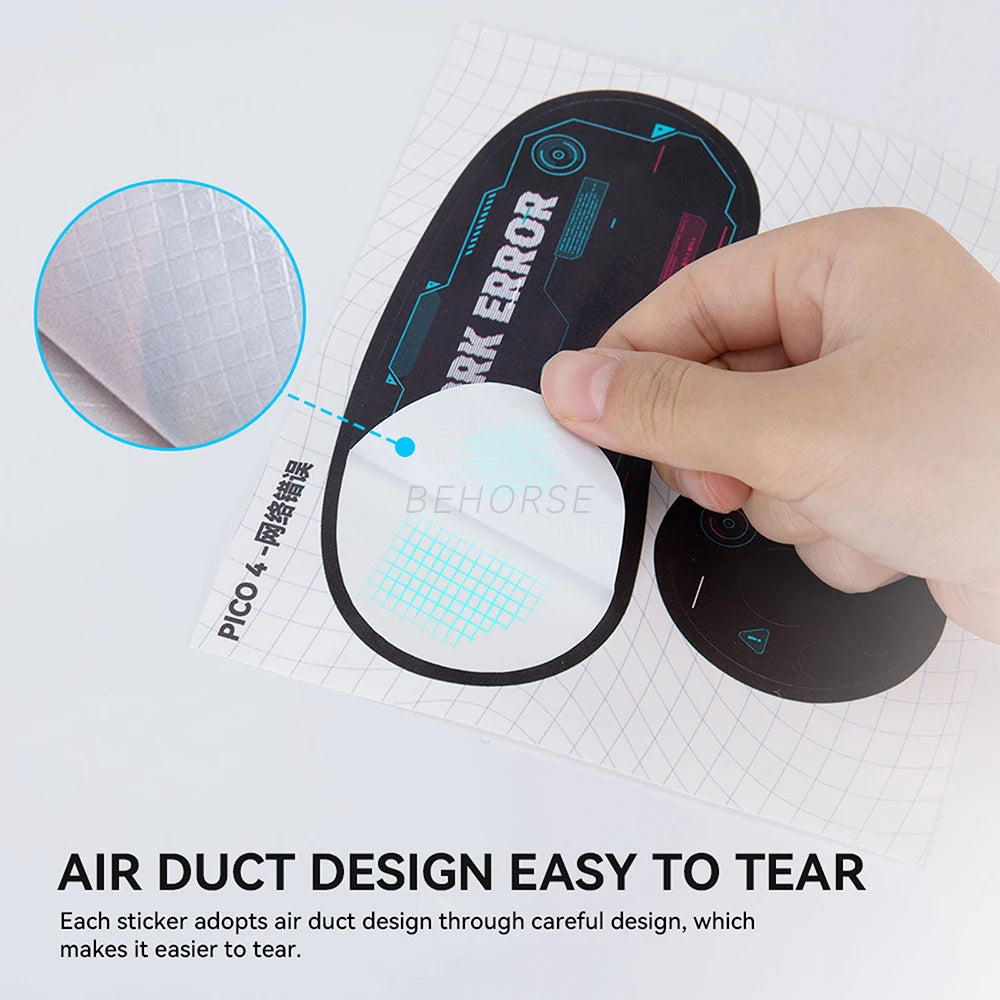 VR Headset Controller Skin Sticker Decal Protective Film Dustproof Scratchproof Stickers VR Accessories for Pico Neo 4 Tidesmit