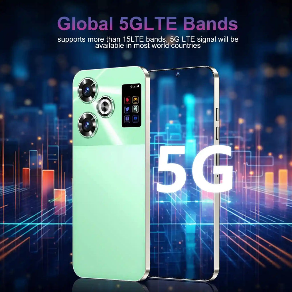 Tidesmit 5G Smartphone, 7.3 Inch AMOLED, 16GB RAM, 1TB Storage Tidesmit