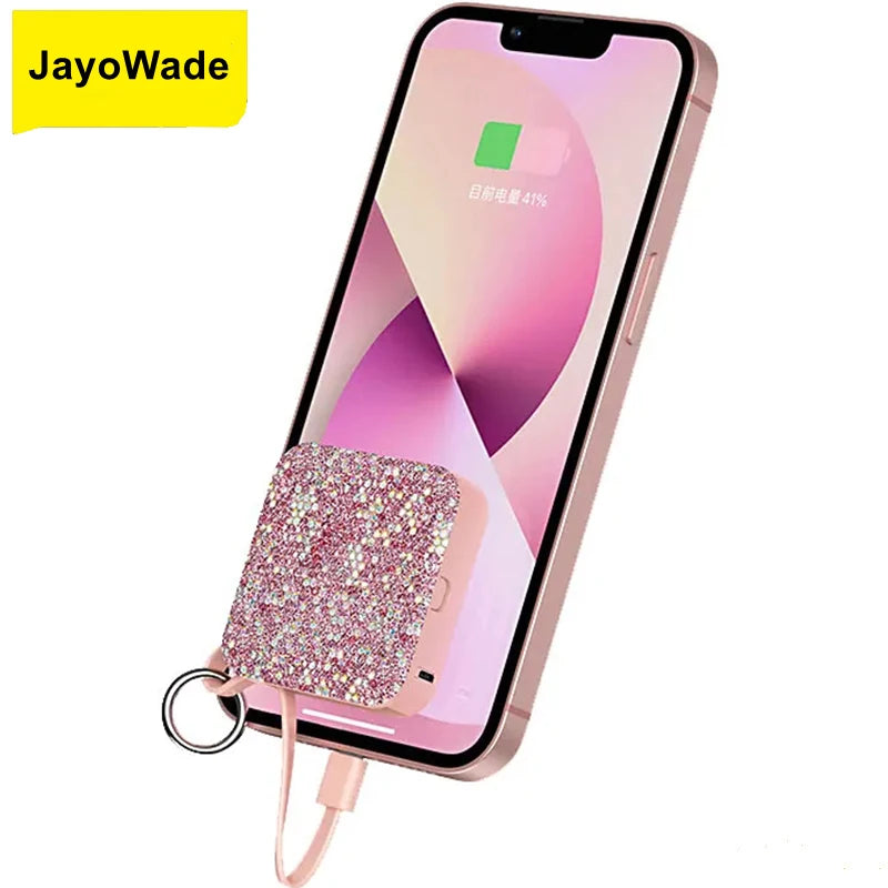 Mini Emergency Power Bank 3300Mah With Keychain and Mirror PowerBank 5000Mah Tidesmit