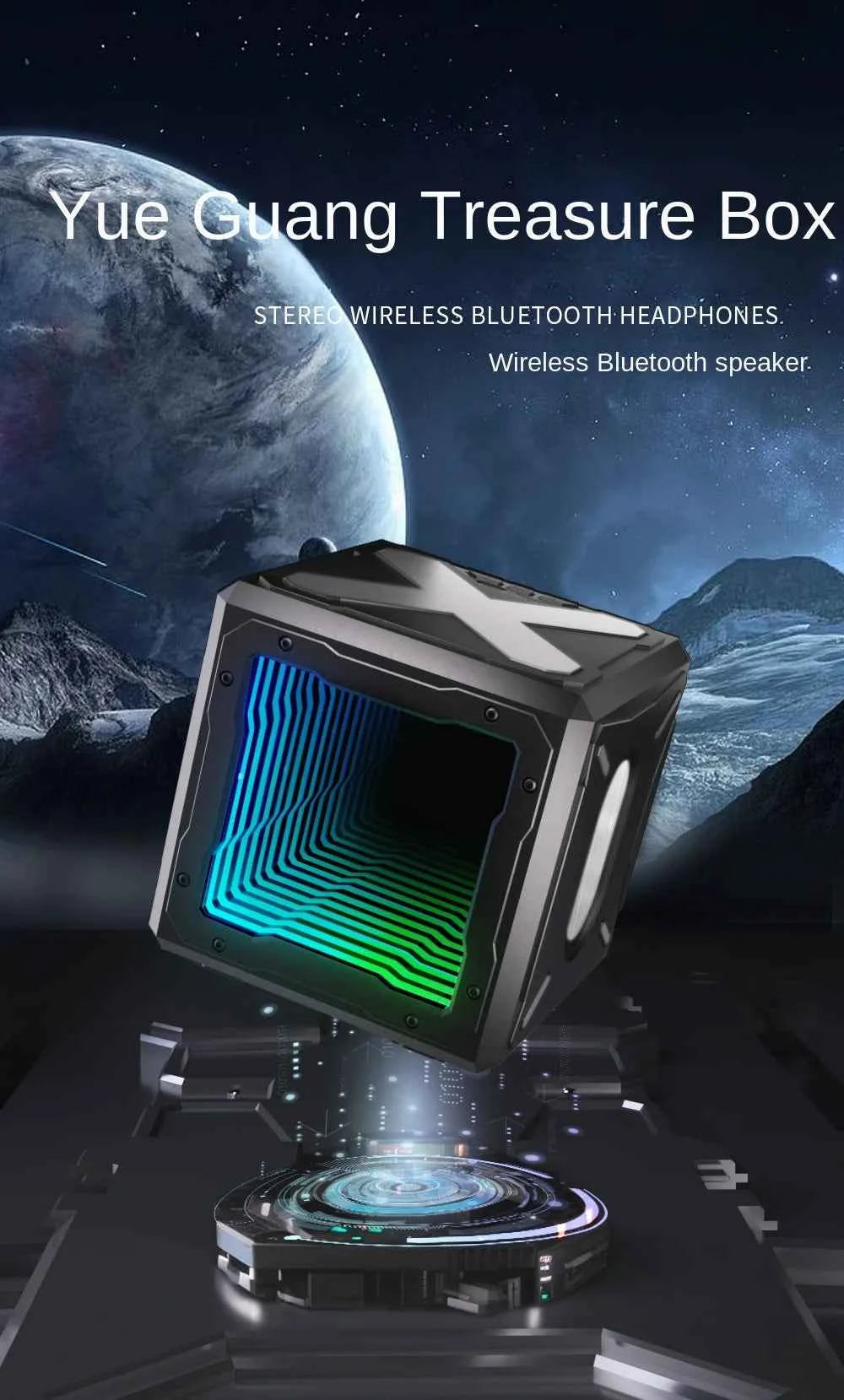 CJH New Mini Portable Wireless Bluetooth Speaker with HIFI Subwoofer, Outdoor Desktop Novelty Gift Small Speaker My Store