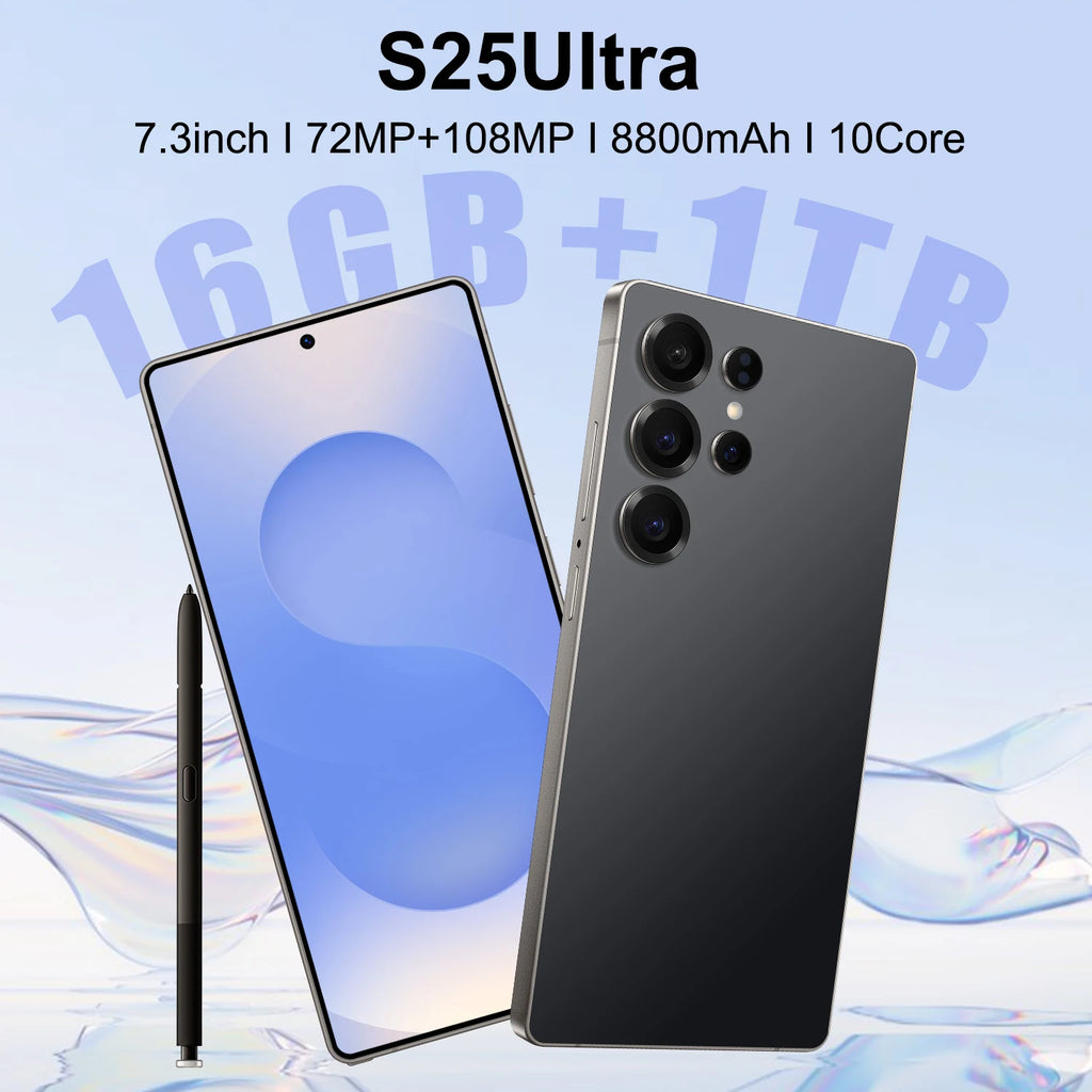 Android 5G Smartphone 7.3 Inch 16GB RAM 1TB Storage Unlocked Tidesmit