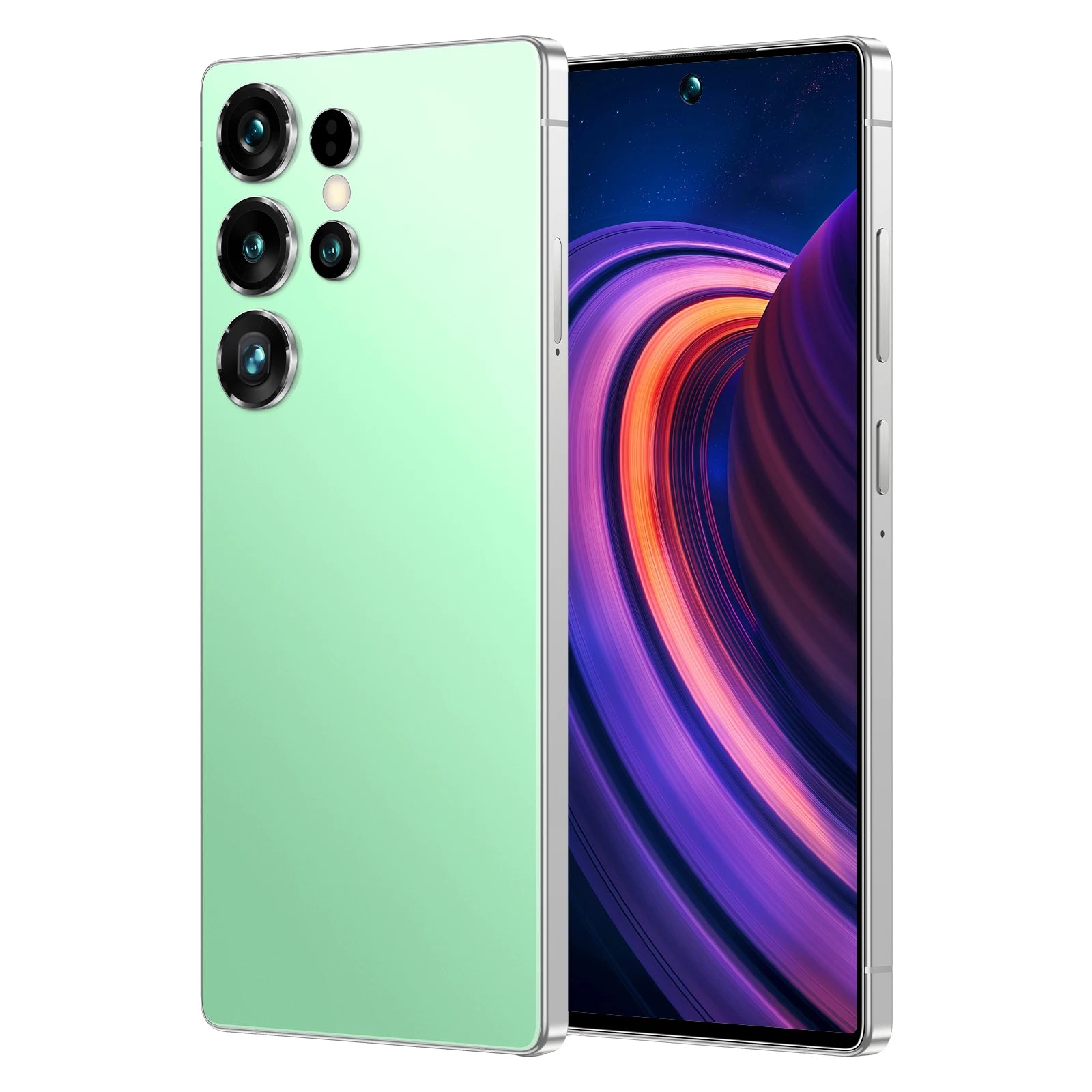 Factory Price Big Screen Phone S25 Ultra 16+1TB Global Version Android 5G Smartphone Dual-SIMdual-standby HD Unlocked Phones Green 16g Tidesmit