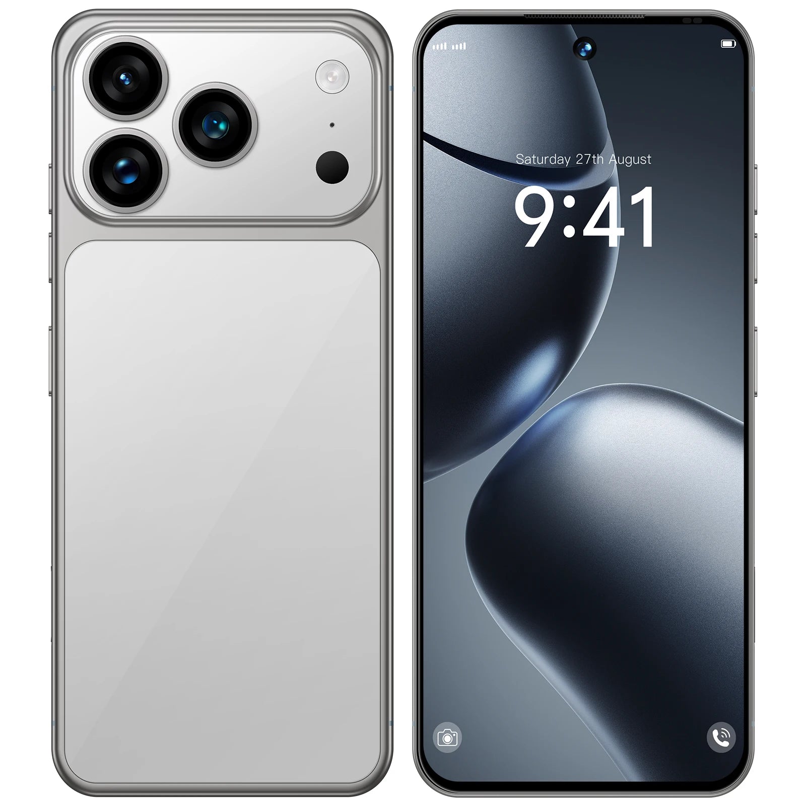 5G Smartphone 7.3 Inch AMOLED 16GB RAM 1TB Storage Unlocked Mobile Tidesmit