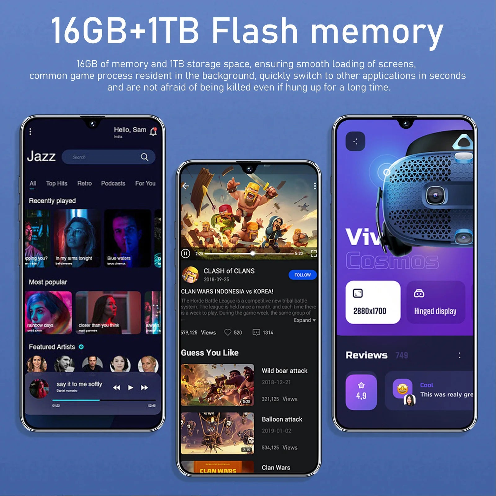 Tecno Camon 20 Pro 5G Smartphone, 16GB RAM, 1TB Storage - Unlocked Mobile Tidesmit