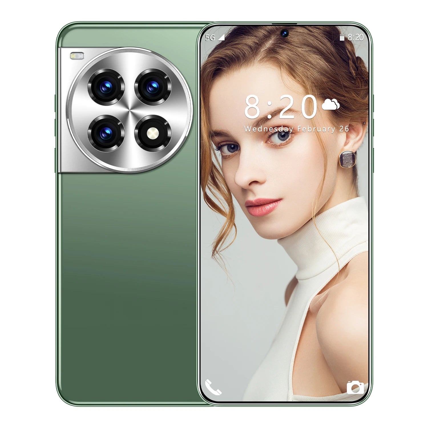 2025 Newest OnePlus 12R 5G Global, 12GB+256GB 7.3 Inch ColorOS 15 Deca Core Smart Phone Tidesmit