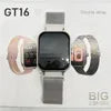 Montre Intelligente Smart Watch GT16 Set with Double Straps BT Call Sante Des Cardiofrequencemetre Fitness Tracker Montres - Tidesmit